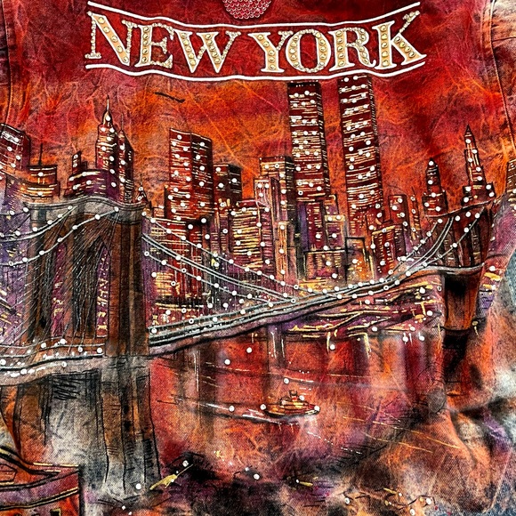 Vintage Tony Alamo New York XL Denim Jacket - Picture 2 of 12